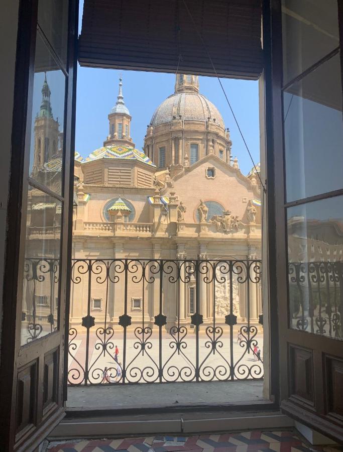 Vtz El Balcon A La Basilica V - Vistas Inmejorables A La Basilica Del Pilar! Appartement Zaragoza Buitenkant foto
